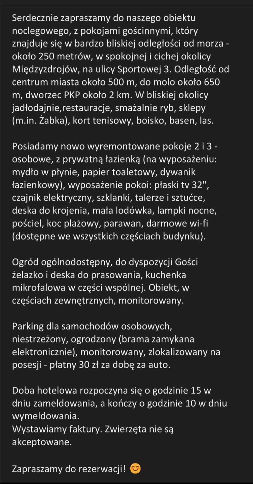 Pokoje Goscinne Gasowscy Dzieci Od 12 Roku Zycia Miedzyzdroje Exterior foto